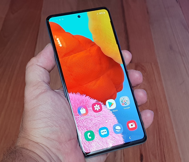 Samsung Galaxy A51 - tela super AMOLED