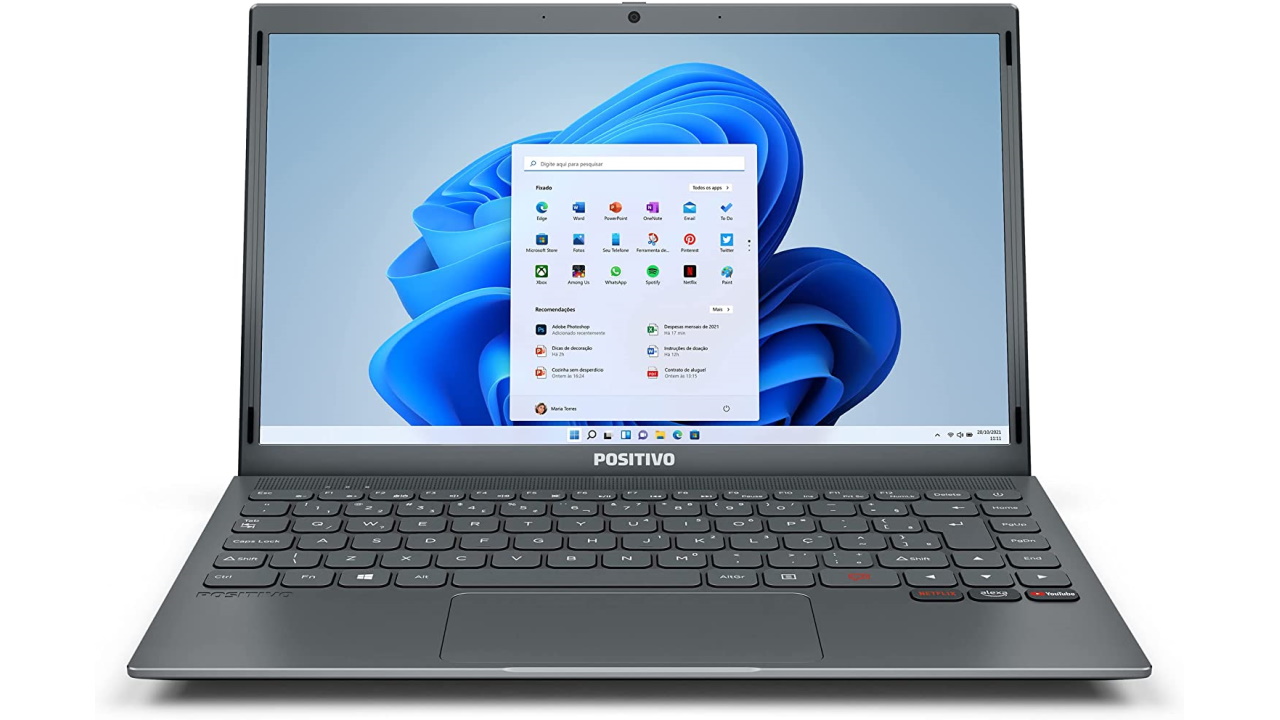 Notebook Positivo Motion com alexa