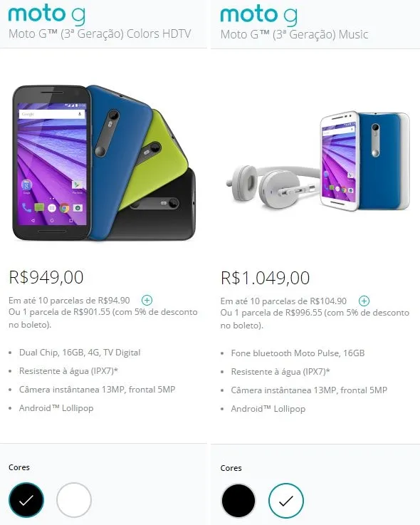 moto G 3b