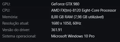 specs desktop