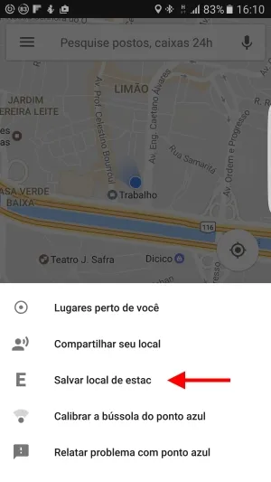 Google Maps ajuda a saber onde você estacionou o carro