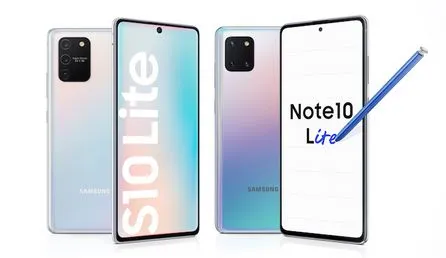 Samsung Galaxy S10 Lite e Galaxy Note 10 Lite