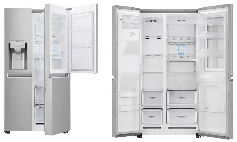 Geladeira Smart LG Side by Side Inverter 601 litros com Instaview Door-in-Door