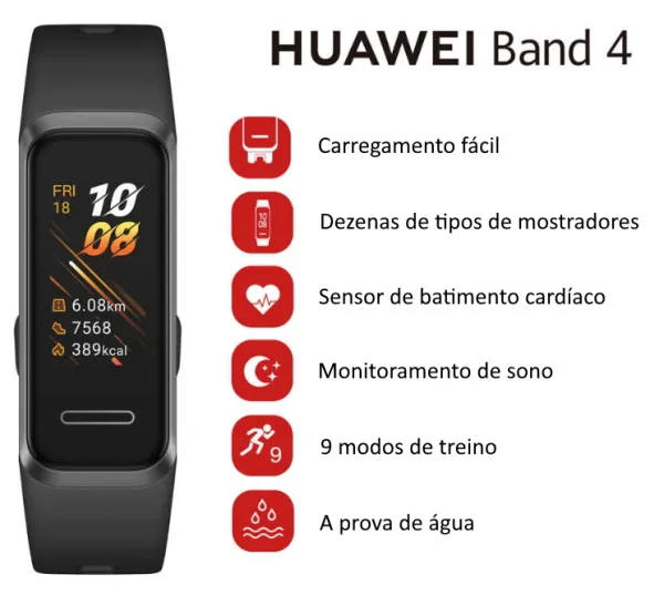 pulseira huawei band 4
