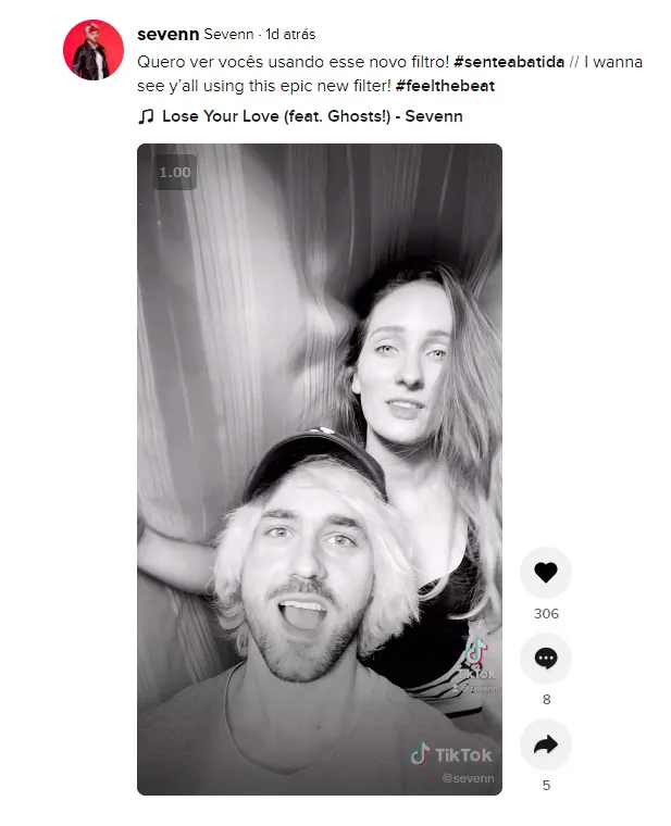 tiktok efeitos
