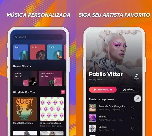 Resso - rede social de música