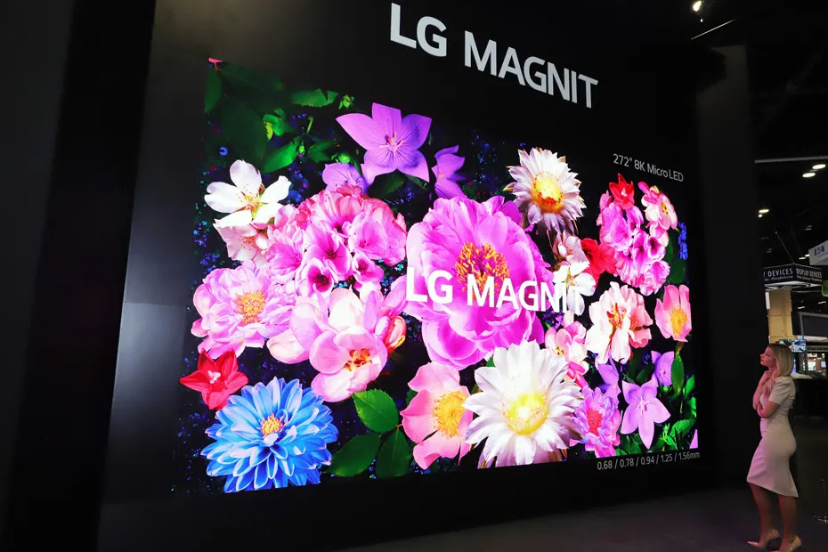 LG painel micro LED
